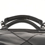 CHANEL Chanel Paris Beerlit Tote GM Black Silver Bracket Ladies Leather Canvas Tote Bag A Rank used Ginzo