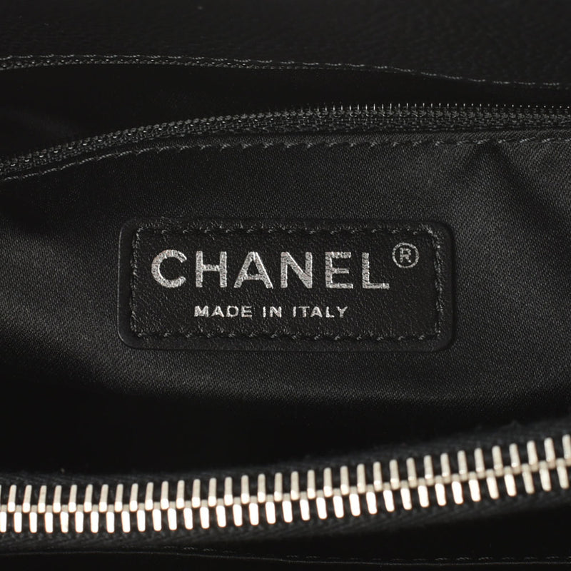 CHANEL シャネル マトラッセ GSTトート 黒 シルバー金具 レディース キャビアスキン トートバッグ ABランク 中古 銀蔵