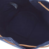 HERMES Hermes Polon Mimil Navy Unisex Canvas/Leather Shoulder Bag AB Rank used Ginzo