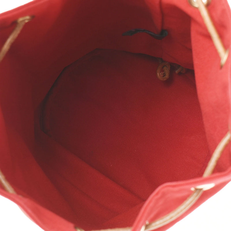 HERMES エルメス ポロションミミル 赤 ユニセックス キャンバス ショルダーバッグ ABランク 中古 銀蔵