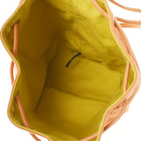 HERMES Hermes Postration Bicolor Orange/Yellow Unisex Canvas Shoulder Bag AB Rank used Ginzo