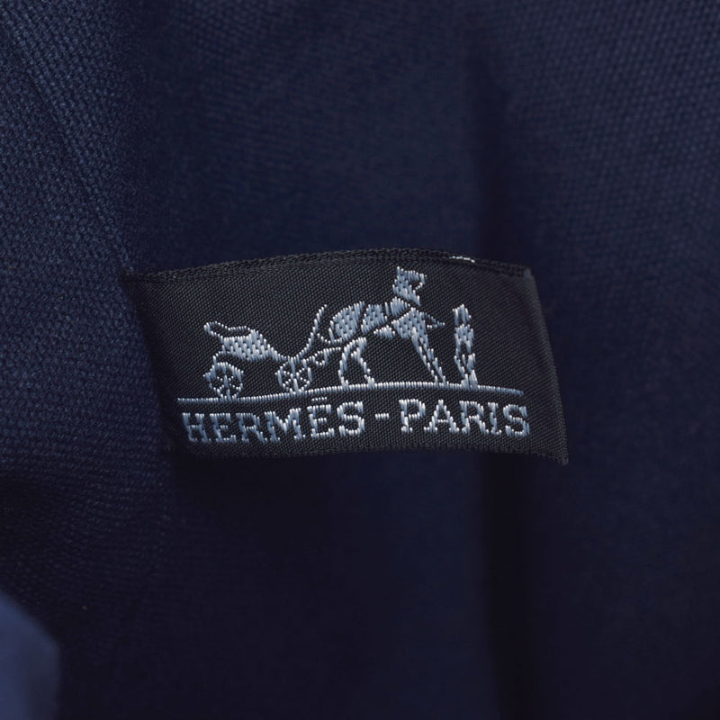 HERMES Hermes Polon Mimil Navy Unisex Canvas/Leather Shoulder Bag A Rank used Ginzo