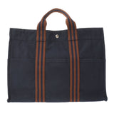 HERMES Hermes Fooltu MM Navy Blue Unisex Tote Bag AB Rank Used Ginzo