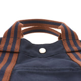 HERMES Hermes Fooltu MM Navy Blue Unisex Tote Bag AB Rank Used Ginzo