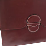 HERMES Hermes Faca Rouge Acher (around 1979) Unisex Box Carf Clutch Bag B Rank used Ginzo