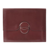 HERMES Hermes Faca Rouge Acher (around 1979) Unisex Box Carf Clutch Bag B Rank used Ginzo