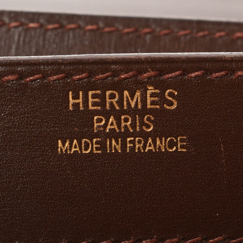 爱马仕爱马仕（Hermes Hermes）麻袋阿德佩什（Edepesh）38简短案例天然金支架□f刻（2002年左右）男士盒子卡夫商业袋B排名