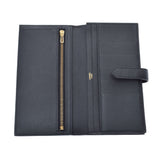 HERMES Hermes Bears Freque Black Gold Bracket □ O engraved (around 2011) Unisex Vo Epson Long Wallet AB Rank Used Ginzo