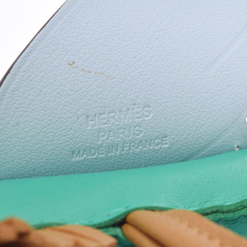 HERMES Hermes Rodeo MM Pegasus Bag Charm Mint/Sesame/Blue Brum Z engraved (around 2021) Unisex Annomiro Key Holder unused Ginzo