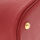 HERMES Hermes Bored 37 2way Rouge Biff Gold Bracket □ G engraved (around 2003) Ladies Fjord Handbag AB Rank Used Ginzo