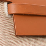 HERMES エルメス エールバッグTGM ナチュラル □B刻印(1998年頃) ユニセックス トワル/レザー ハンドバッグ Aランク 中古 銀蔵