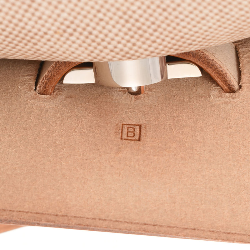 HERMES エルメス エールバッグTGM ナチュラル □B刻印(1998年頃) ユニセックス トワル/レザー ハンドバッグ Aランク 中古 銀蔵