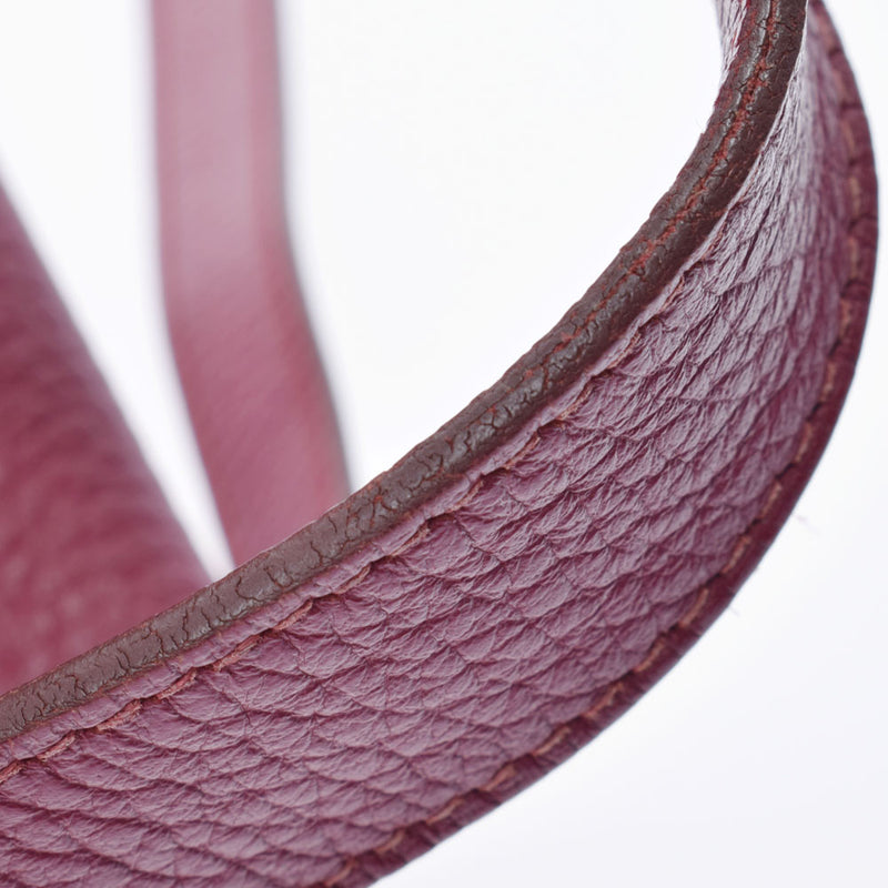 HERMES エルメス ピコタンロック MM ルビー シルバー金具 N刻印(2010年頃) レディース トリヨンクレマンス ハンドバッグ Bランク 中古 銀蔵