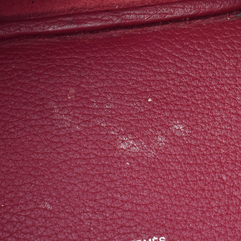 HERMES エルメス ピコタンロック MM ルビー シルバー金具 N刻印(2010年頃) レディース トリヨンクレマンス ハンドバッグ Bランク 中古 銀蔵