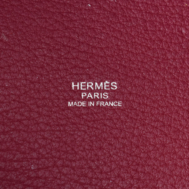 HERMES エルメス ピコタンロック MM ルビー シルバー金具 N刻印(2010年頃) レディース トリヨンクレマンス ハンドバッグ Bランク 中古 銀蔵
