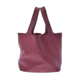 HERMES エルメス ピコタンロック MM ルビー シルバー金具 N刻印(2010年頃) レディース トリヨンクレマンス ハンドバッグ Bランク 中古 銀蔵