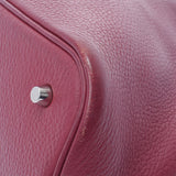 HERMES エルメス ピコタンロック MM ルビー シルバー金具 N刻印(2010年頃) レディース トリヨンクレマンス ハンドバッグ Bランク 中古 銀蔵