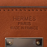 HERMES エルメス ケリー40 ブリック D刻印(2019年頃) ユニセックス シャモア ハンドバッグ Aランク 中古 銀蔵