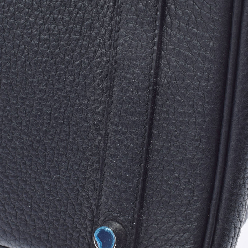 HERMES エルメス バーキン 30 黒 シルバー金具 □L刻印(2008年頃) レディース トリヨンクレマンス ハンドバッグ Aランク 中古 銀蔵