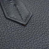 HERMES エルメス バーキン 30 黒 シルバー金具 □L刻印(2008年頃) レディース トリヨンクレマンス ハンドバッグ Aランク 中古 銀蔵