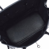 HERMES エルメス バーキン 30 黒 シルバー金具 □L刻印(2008年頃) レディース トリヨンクレマンス ハンドバッグ Aランク 中古 銀蔵