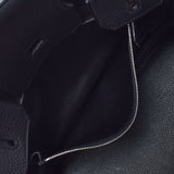 HERMES エルメス バーキン 30 黒 シルバー金具 □L刻印(2008年頃) レディース トリヨンクレマンス ハンドバッグ Aランク 中古 銀蔵