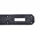 HERMES エルメス バーキン 30 黒 シルバー金具 □L刻印(2008年頃) レディース トリヨンクレマンス ハンドバッグ Aランク 中古 銀蔵