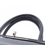 HERMES エルメス バーキン 30 黒 シルバー金具 □L刻印(2008年頃) レディース トリヨンクレマンス ハンドバッグ Aランク 中古 銀蔵