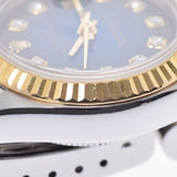 ROLEX Rolex Datejust 10P Diamond 79173G Ladies YG/SS Watch Automatic Blue Gradation Dial A Rank used Ginzo