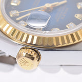 ROLEX Rolex Datejust 10P Diamond 79173G Ladies YG/SS Watch Automatic Blue Gradation Dial A Rank used Ginzo