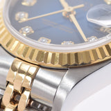 ROLEX Rolex Datejust 10P Diamond 79173G Ladies YG/SS Watch Automatic Blue Gradation Dial A Rank used Ginzo