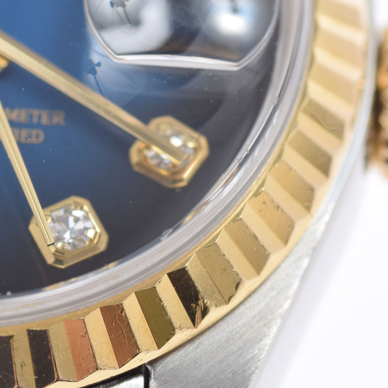 ROLEX Rolex Datejust 10P Diamond 79173G Ladies YG/SS Watch Automatic Blue Gradation Dial A Rank used Ginzo