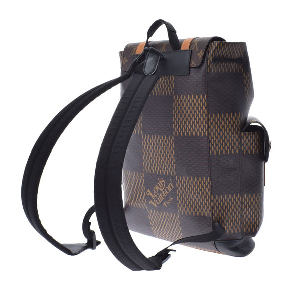 LOUIS VUITTON Louis Vuitton Damier Giant Christopher PM NIGO Collaboration Brown N40358 Men's Damier Cambus Backpack Daypack A Rank Used Ginzo