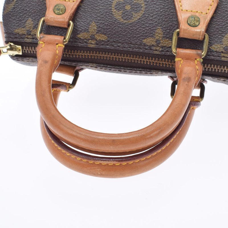 路易威顿路易斯·维顿（Louis Vuitton）Monogram Minogry Speedy Brown M41534女士会标帆布手提包B等级二手Ginzo