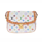 LOUIS VUITTON Louis Vuitton Multi Color Solonu White M92661 Ladies Monogram Multicolor Shoulder Bag B Rank Used Ginzo