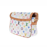 LOUIS VUITTON Louis Vuitton Multi Color Solonu White M92661 Ladies Monogram Multicolor Shoulder Bag B Rank Used Ginzo