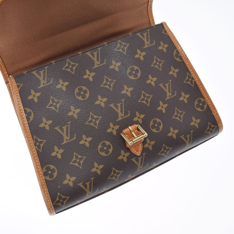 LOUIS VUITTON ルイヴィトン モノグラム ベルエア 2WAY ブラウン M51122 ユニセックス モノグラムキャンバス ハンドバッグ Bランク 中古 銀蔵