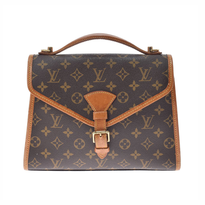 路易威顿路易·维顿（Louis Vuitton）路易·威登（Louis Vuitton）会标铃2way棕色M51122女用式字母图帆布手袋B等级二手Ginzo