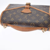 路易威顿路易·维顿（Louis Vuitton）路易·威登（Louis Vuitton）会标铃2way棕色M51122女用式字母图帆布手袋B等级二手Ginzo