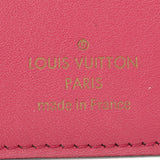 LOUIS VUITTON Louis Vuitton Portofoille Capsine Compact Noir/Hot Pink M62157 Ladies Torillon Leather Trimal Wallet A Rank used Ginzo