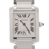 Cartier Cartier Tank Francis SM W51008Q3 Ladies SS Watch Quartz Ivory Dial A Rank Used Ginzo