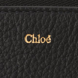 Chloe Chloe Alphabet Card Pocket Black Unisex Calf Coin Case New Used Ginzo