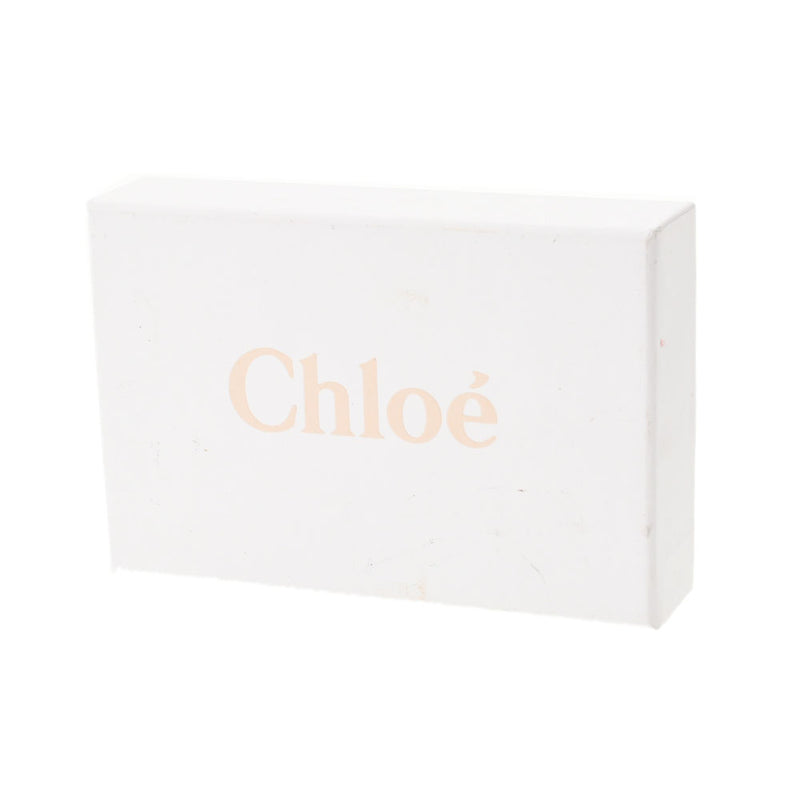 Chloe Chloe Alphabet Card Pocket Black Unisex Calf Coin Case New Used Ginzo