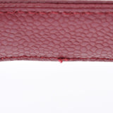 CHANEL シャネル マトラッセ GSTトート 赤 シルバー金具 レディース キャビアスキン トートバッグ Aランク 中古 銀蔵