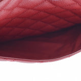 CHANEL シャネル マトラッセ GSTトート 赤 シルバー金具 レディース キャビアスキン トートバッグ Aランク 中古 銀蔵