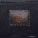 Berluti Berlutti Gray/Tea Men's Calf PVC离合器袋A级使用Ginzo