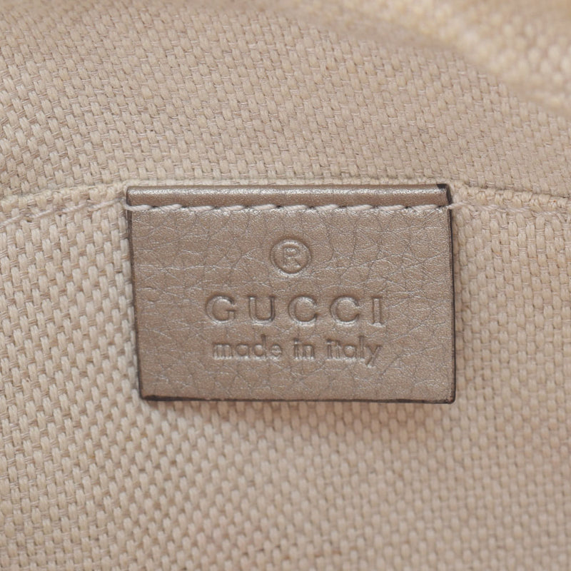 Gucci Gucci Gucci互锁跳板GOLD 308364女士皮革肩带B等级二手Ginzo