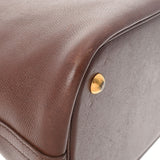 HERMES エルメス ボリード 37 茶 ○H刻印(1978年頃) レディース クシュベル ハンドバッグ Bランク 中古 銀蔵