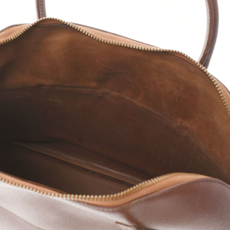 HERMES エルメス ボリード 37 茶 ○H刻印(1978年頃) レディース クシュベル ハンドバッグ Bランク 中古 銀蔵