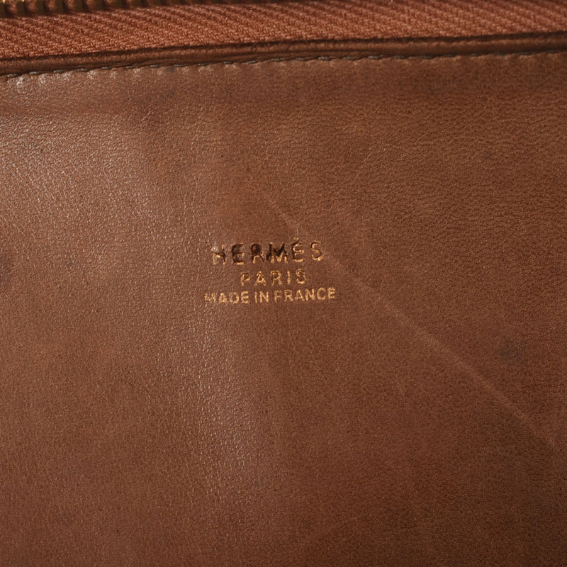 HERMES エルメス ボリード 37 茶 ○H刻印(1978年頃) レディース クシュベル ハンドバッグ Bランク 中古 銀蔵